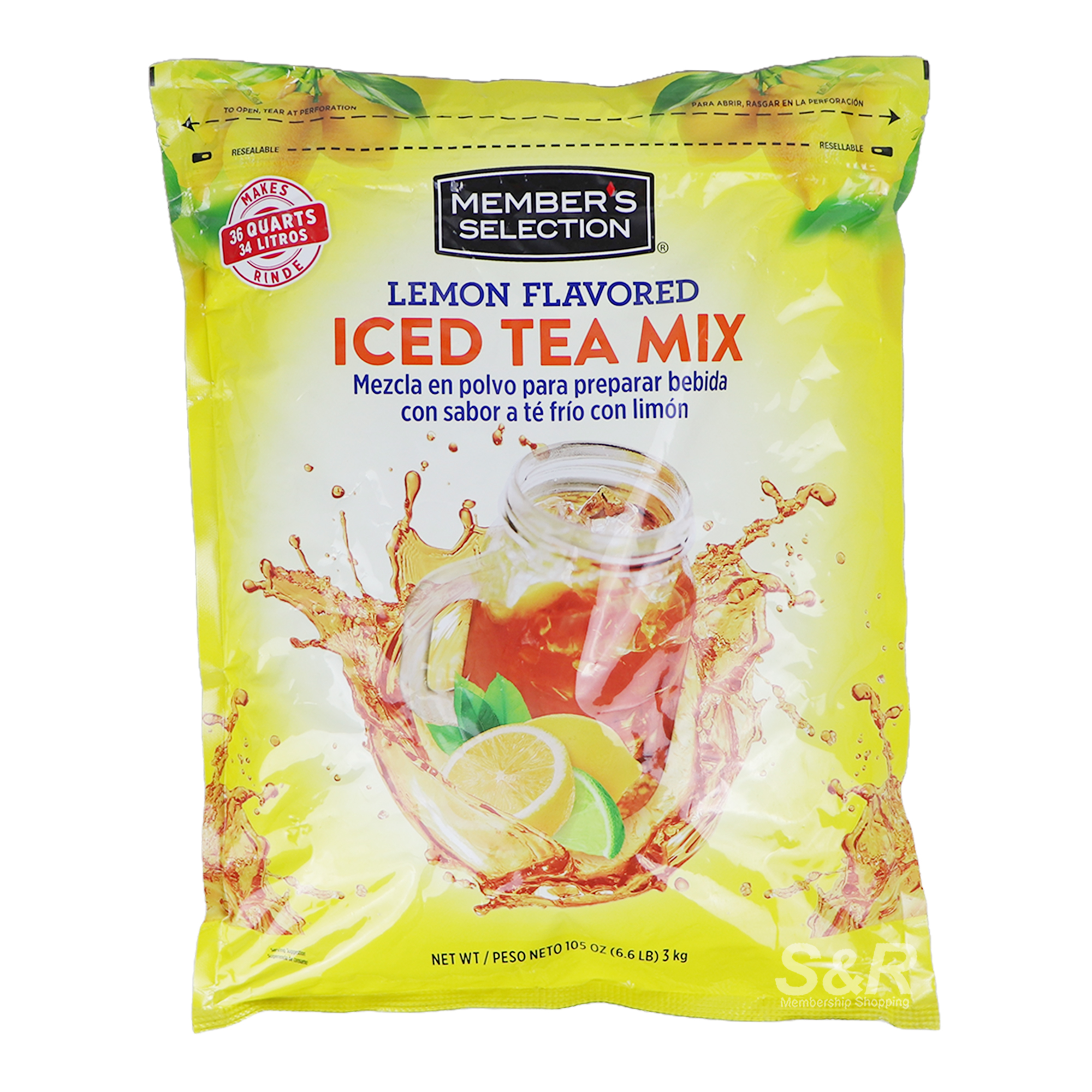 Member's Selection Lemon Flavored Iced Tea Mix 3kg